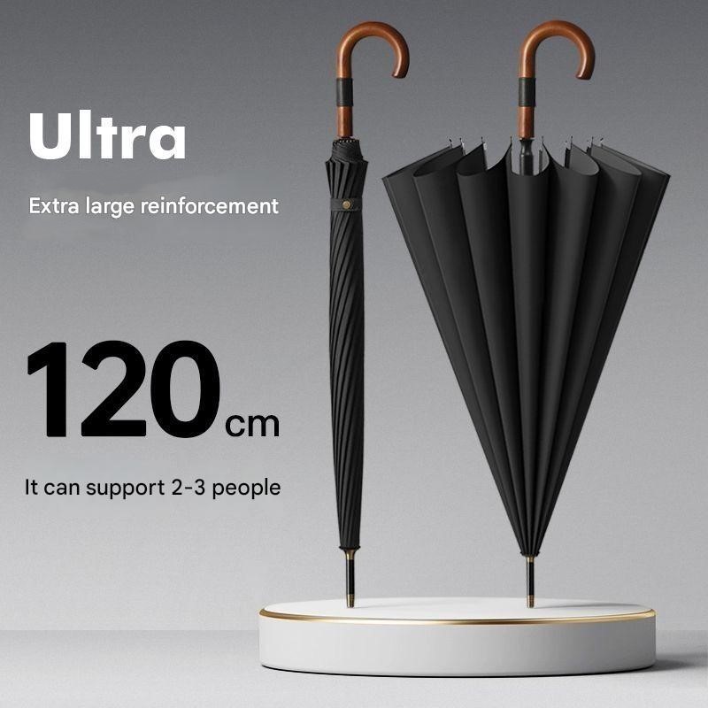 Golf Umbrella Large - 16 Telli Ekstra Büyük Kancalı Saplı