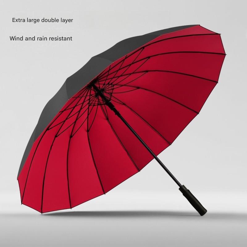 Golf Umbrella Large - 30 İnç 16 Telli Otomatik Çift