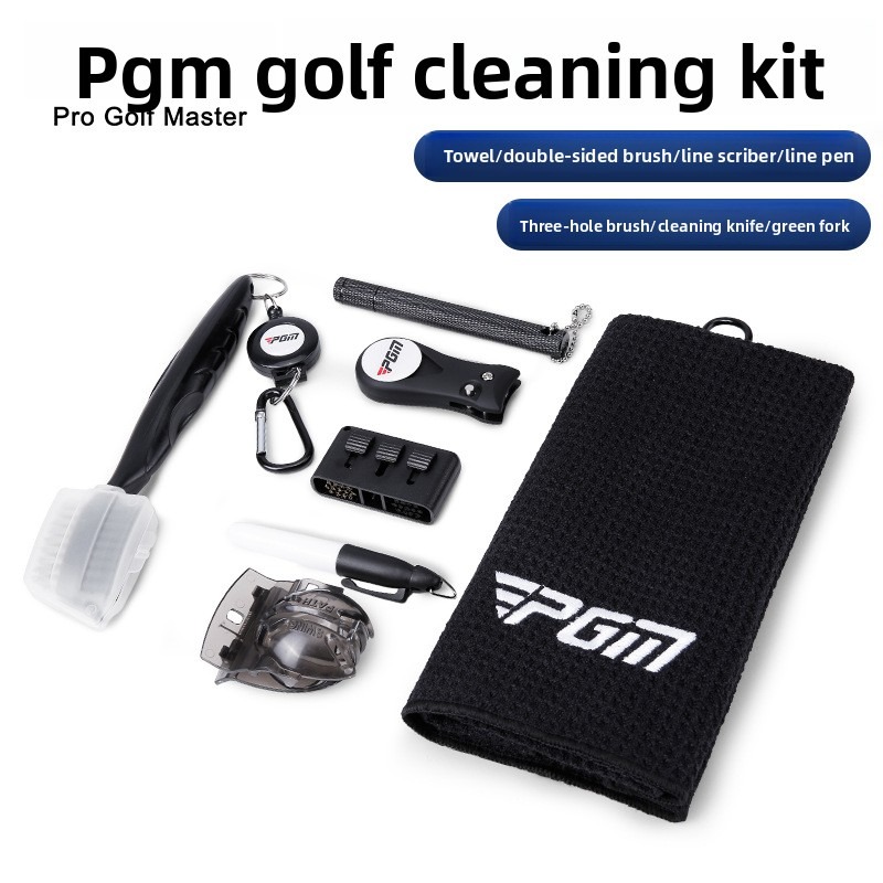 Ball Marker Set - PGM Golf Kulübü Temizleme Seti Mikrofiber