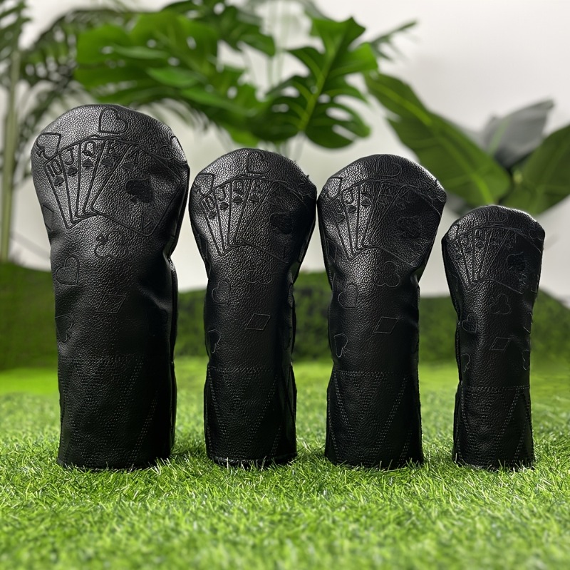 Golf Equipment Nearby - Retro Siyah Poker Golf Sopası Başlığı