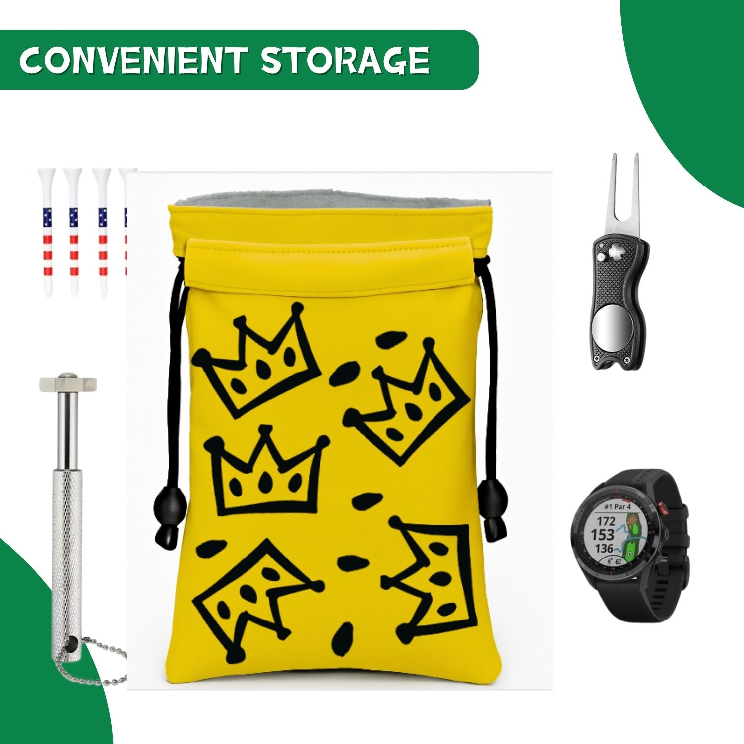 Crown Golf Değerli Eşya Çantas - Golf Equipment Stores incelemesi ve fiyatı