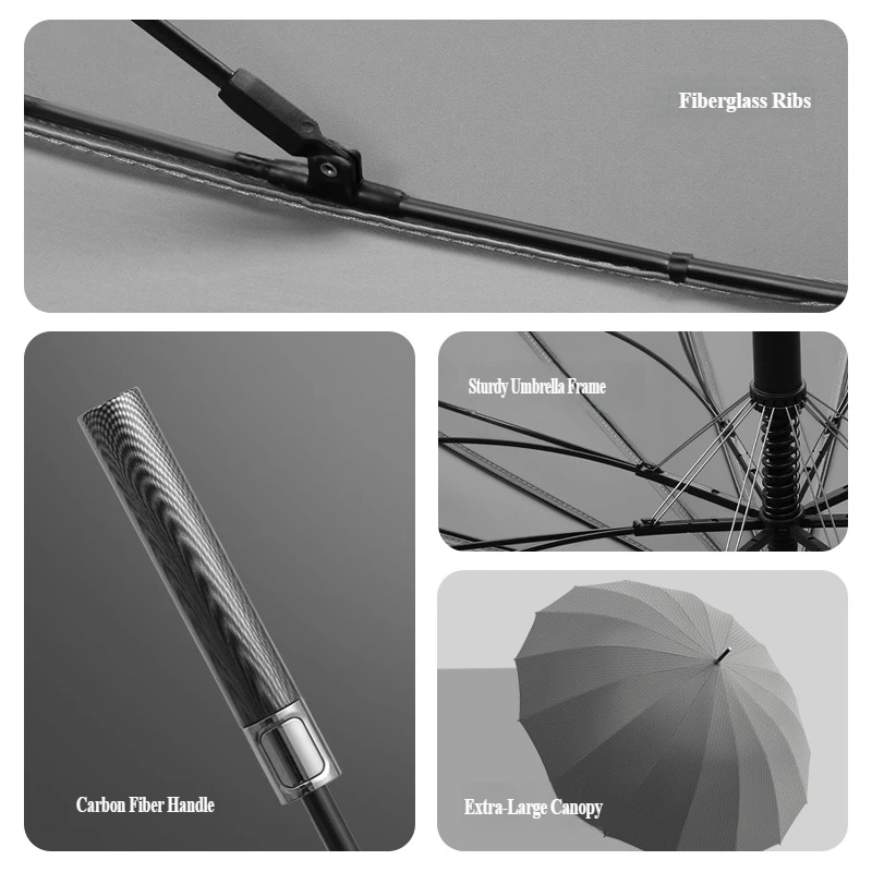 16 Telli Otomatik Karbon Fiber - Golf Umbrella Large incelemesi ve fiyatı