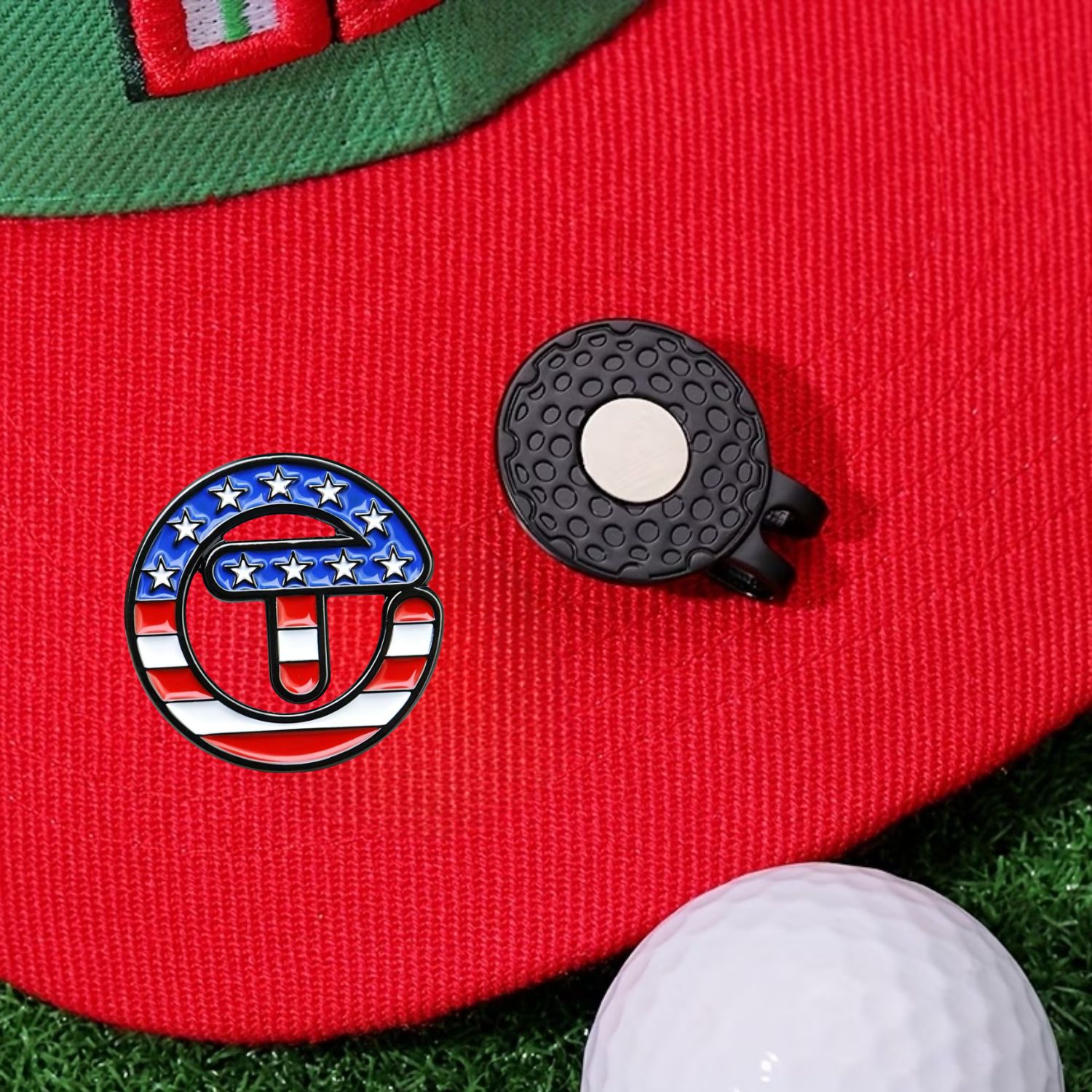 ABD Temalı Yıldızlı Çizgili Go - Ball Marker Set incelemesi ve fiyatı