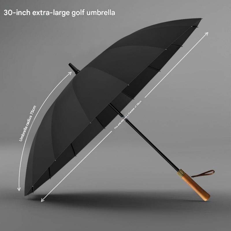 16 Telli Golf Şemsiyesi Ahşap  - Golf Umbrella Large incelemesi ve fiyatı