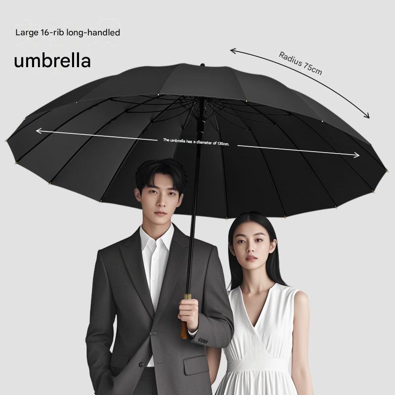 16 Telli Golf Şemsiyesi Ahşap  - Golf Umbrella Large incelemesi ve fiyatı