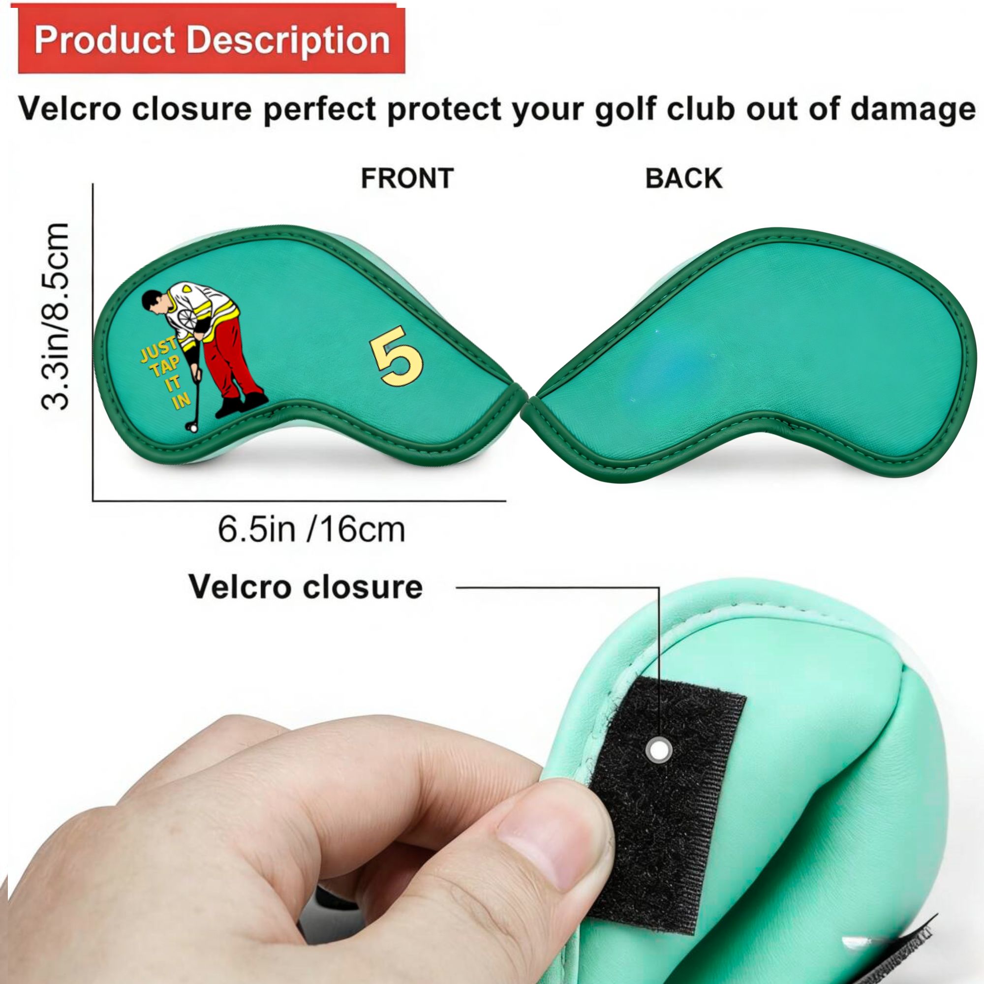 9 adet Komik Karikatür Tasarım - Golf Equipment Nearby incelemesi ve fiyatı